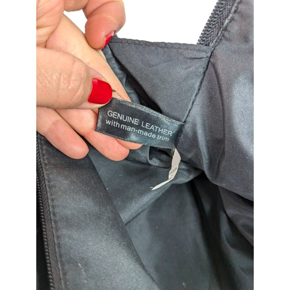 Giani Bernini Black Genuine Leather Satchel - Picture 12 of 16